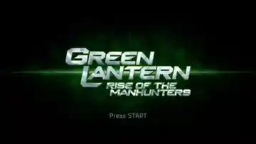 Green Lantern Rise of The Manhunters (USA) screen shot title